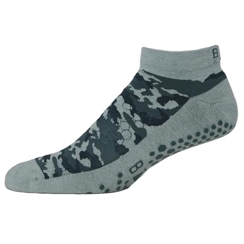 Image of Base 33 Low Rise Grip Socks - Pilates Socks with Non-Slip Grips, Arch Band Support, Wear for Yoga, Barre, Martial Arts