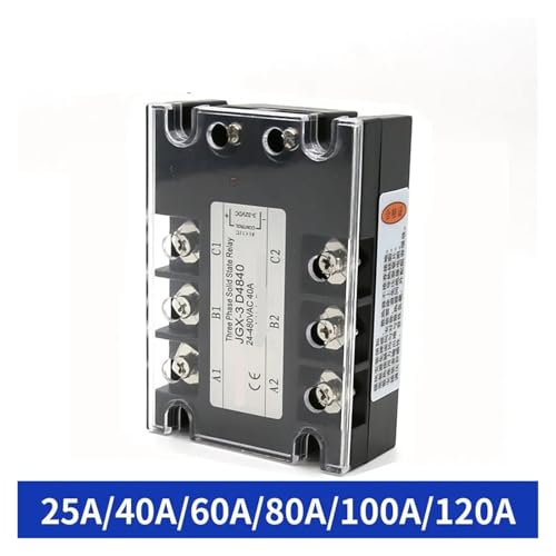 Relais à semi-conducteurs triphasé SSR-100DA 480VAC contacteur statique 380V