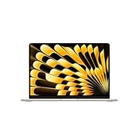 Apple 2026 MacBook Air 13″ laptop with M5 chip: AI and Apple Intelligence, 34.46 cm (13.6″) Liquid Retina Display, 16GB Unified Memory, 512GB SSD Storage, 12MP Center Stage Camera, Touch ID; Starlight