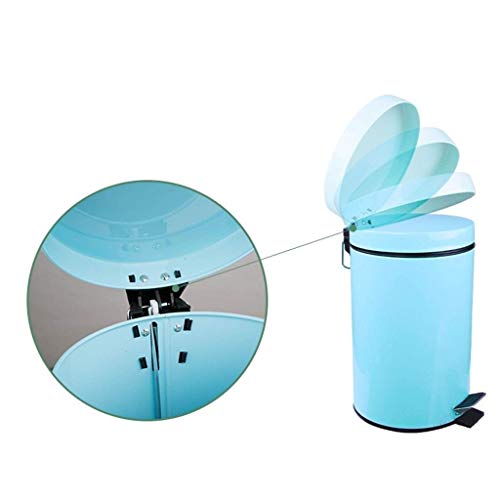 Bote de basura redondo para sala de estar y dormitorio elegante 4