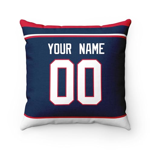 Image of ANTKING Columbus Throw Pillow Personalized Custom Any Name and Number for Men Women Boy Gifts