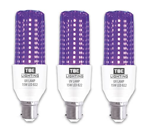 Ampoules LED UV B22 pour révéler les couleurs fluorescentes sans surchauffe