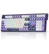 Redragon K582 SE Tastiera Meccanica Gaming RGB – Cablata, Hot-Swap, Switch Rossi, Tasti PBT, Layout US