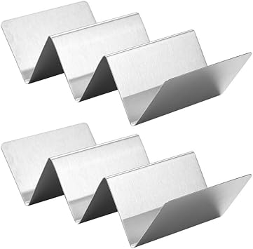 Mexican Meal Stainless Steel Taco Shell Holders for Restaurants Camping