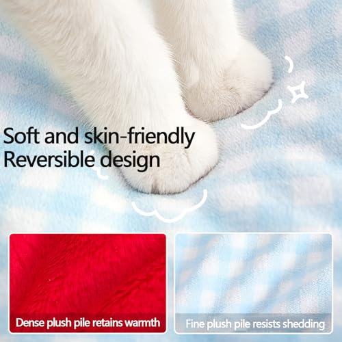 Yinghesheng Katzenhöhle Große Katzen, Hundehütte Indoor Katzenbett Flauschig Katzenhöhle XXL Süßes Hundezelt Luxery Geschlossenes Katzenbett für Indoor Outdoor, Rutschfestem Boden,50x50cm