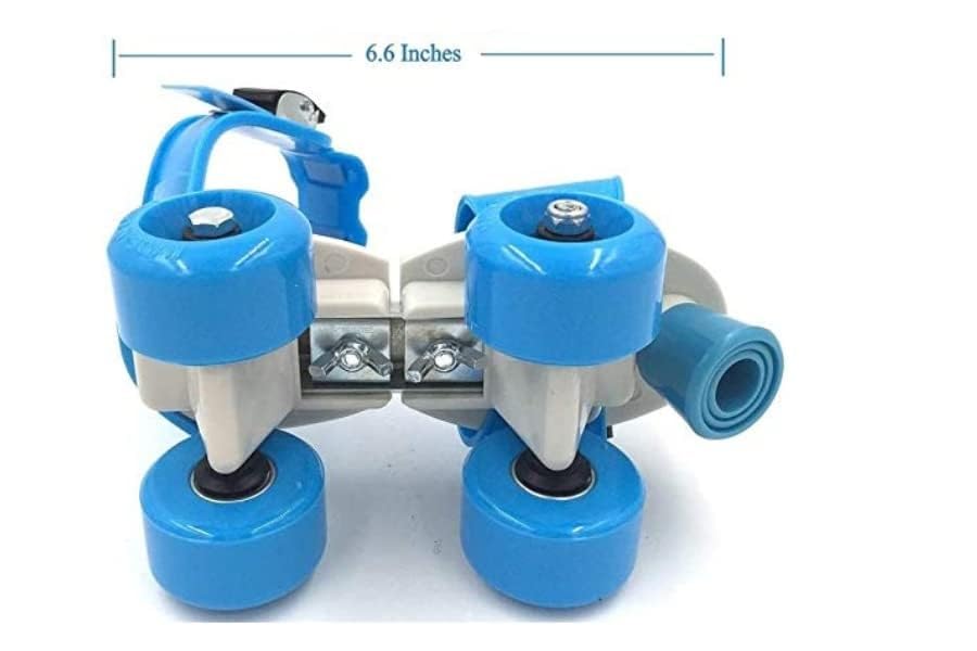High Trusted® Girls Special Latest Designed Inline Roller Skating with Adjustable Size and Front Break Toys for 4 Years+ Girls Skates Size 5-12 UK (Pink) - Image 6 thumbnail