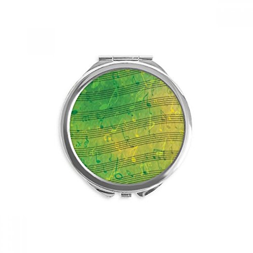 Miroir de maquillage de poche musique fini les bavures de maquillage en déplacement avec ce miroir vert