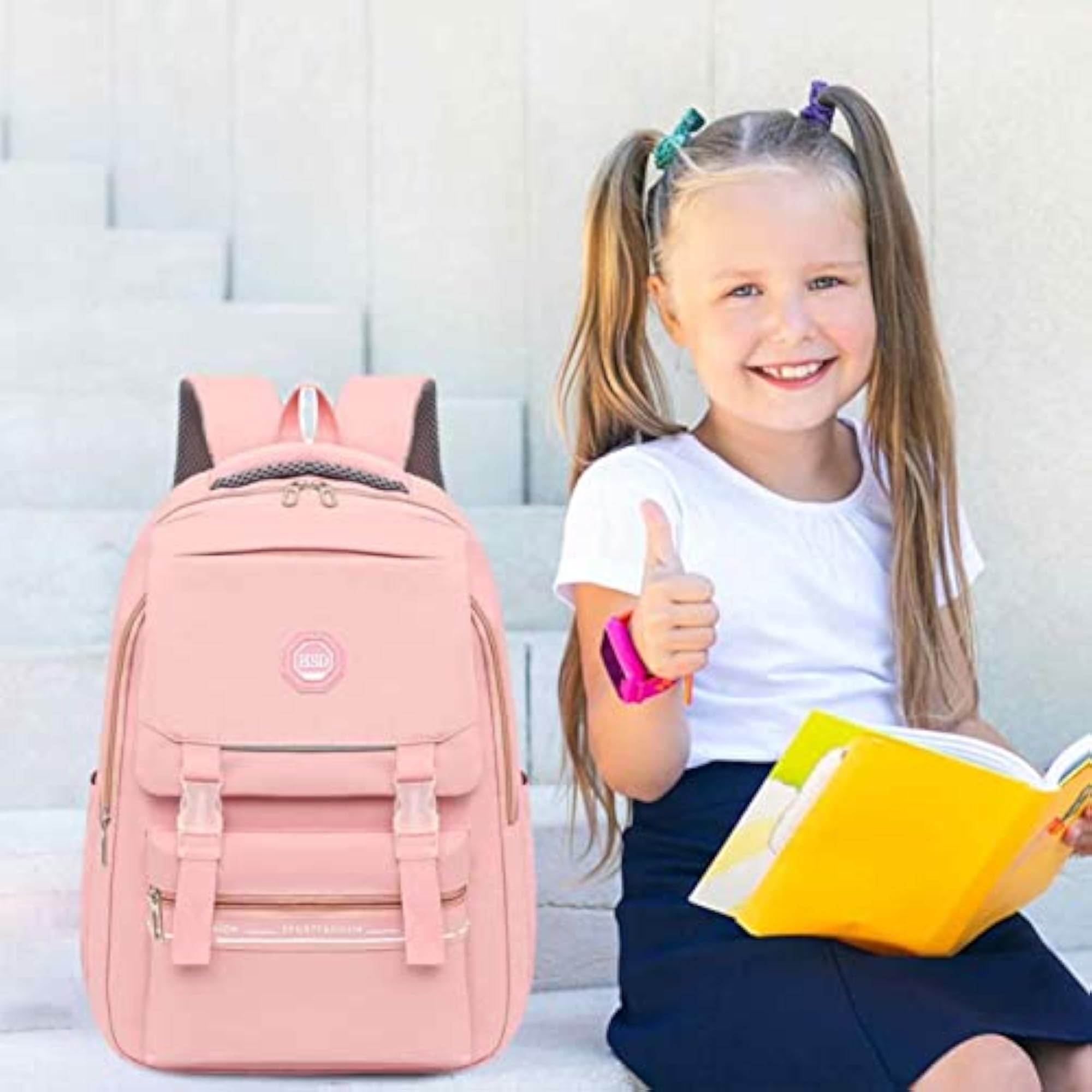 Cute Aesthetic Light Chess Academy Backpack for Girls