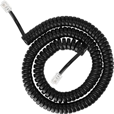 SAISN 5m Coiled Telephone Handset Cable Cover