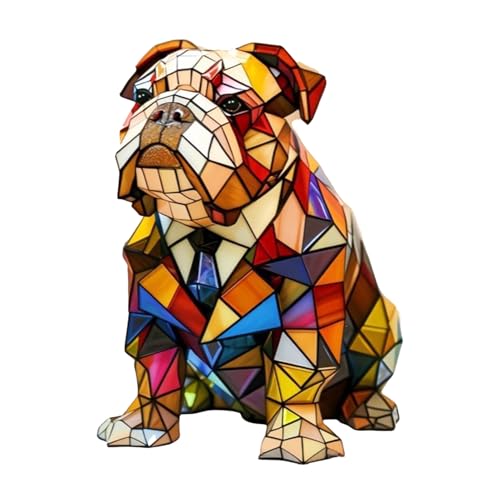 Lampada Da Tavolo A LED Per Cani - Lampada Da Tavoloo Per Bulldog Francese | Luce Notturna In Resina Colorata A Tema Cani | Decorazione Da Per Cameretta Dei Bambini, Per Lettura Sul Comodino, Ca