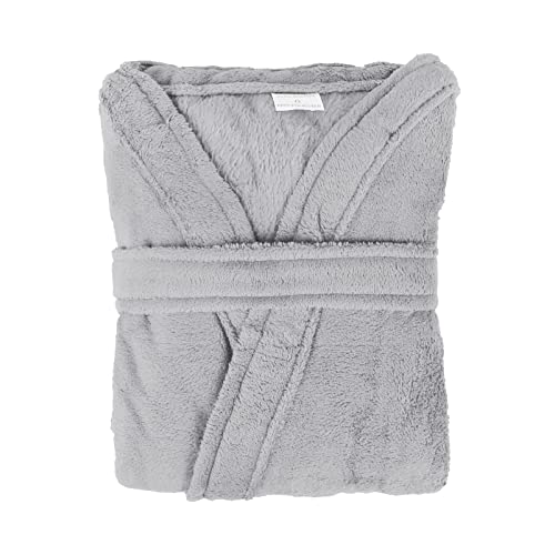Roupão Kimono Toque Macio Dormir Inverno Banho Premium Unissex Tamanho P Platina