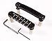 Hipshot Tone-a-Matic Tuneomatic Bridge Tailpiece set Black