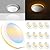 Sunco 12 Pack 6 Inch LED Nightlight Disk Lights Flush Mount Ceiling Light Fixture Recessed, 13W, 1200 Lumens, Selectable CCT, Dimmable Low Profile Surface Mount ETL