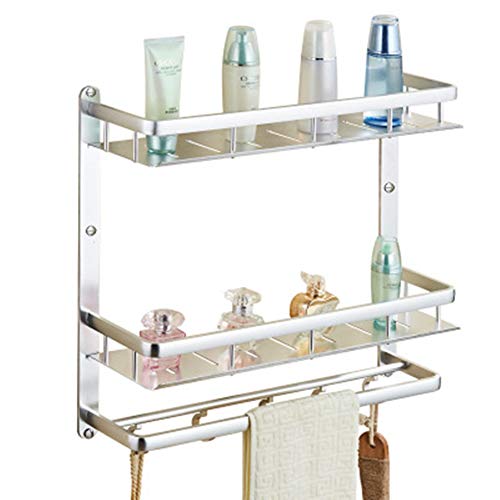 Preisvergleich Produktbild cfxdxayd Badezimmer Schwarzes Regal Aluminium Duschwanne Eckregale Badetuchhalter Mit Barhaken Fönhalter