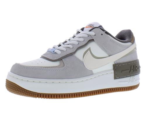 Nike Tenis Air Force 1 Shadow para Mujer, Sail/Pale Ivory/Sail/Grey Fog, 40 EU