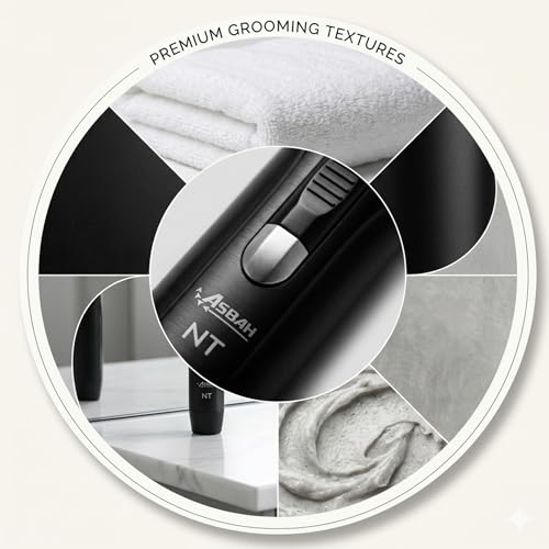 Image of Asbah Professional Nose Hair Trimmer For Men Women Cleaning Trimmer Waterproof of Clippers With Rotary Stainless Steel Hair Remover Nose, Battery Powered (Multicolor)