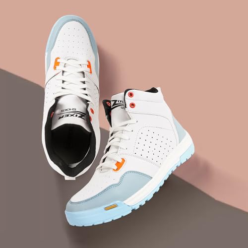 Image of Zixer Woodlend Bike Riding Tracking Stylish Jungle High Ankle Boots For Boys High Tops For Men