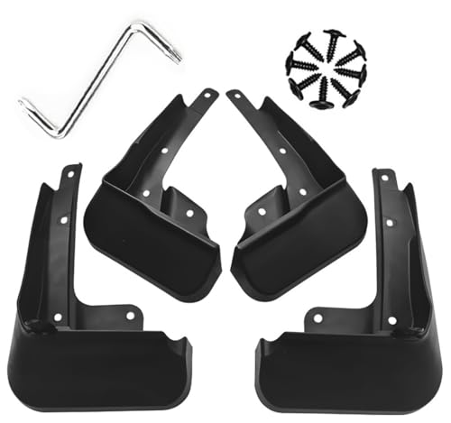 Image of Mud Flaps Mud Guards Fit for 2022-2024 Honda Civic, Front & Rear Mud Splash Guards Accessories - 4 Pc, Black