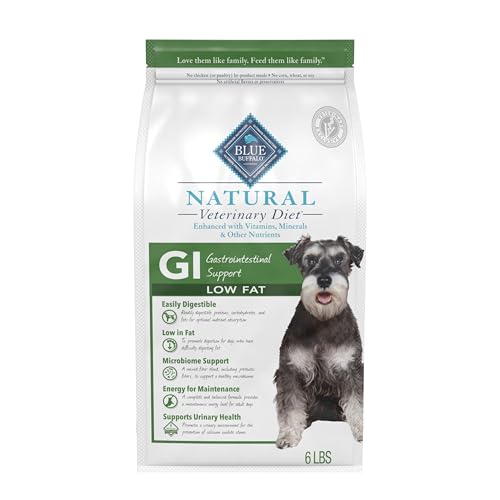 Blue Buffalo Natural Veterinary Diet GI Gastrointestinal Support Low Fat