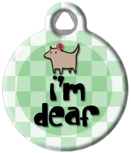 Dog Tag Art Medical-Alert Tag, Custom Pet ID Tags for Dogs and Cats, Personalized Dog Tags with Customized Identification Information (Large (1.25"
