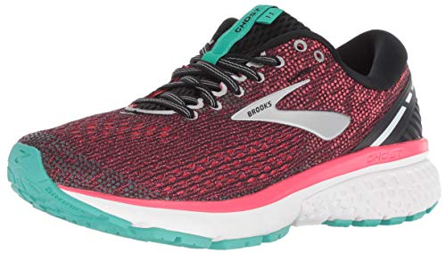 Brooks Ghost 11, Zapatillas de Running para Mujer, (Black/Pink/Aqua 017), 39 EU