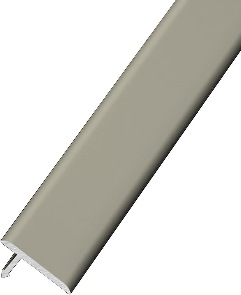 Tira de transición para piso de 270 cm de largo metal gris