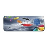 【Rutschfeste Gummibasis】: Superfeine Faser-Mausmatte hat starke Haftung, Haltbarkeit, grünen Umweltschutz, präzise Verriegelung, keine Verformung auf dem Desktop, dickes Design, bequemere Bedienung, kann effektiv verhindern, dass Maus und Tastatur rutschen und sich bewegen .