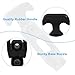 HARSKIYER Flexible Rubber T-Handle Latches, 2 Pack Toolbox Cooler Latch, Universal Rubber Hasp with Screws for Tool Cabinet, Vehicle Engine Hood, Locking System Accessories (Black)
