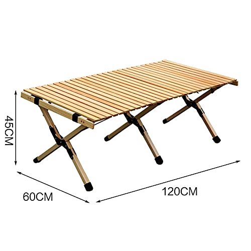 Amazon.co.jp: ウッドロールトップテーブル120CM ブナ天然木