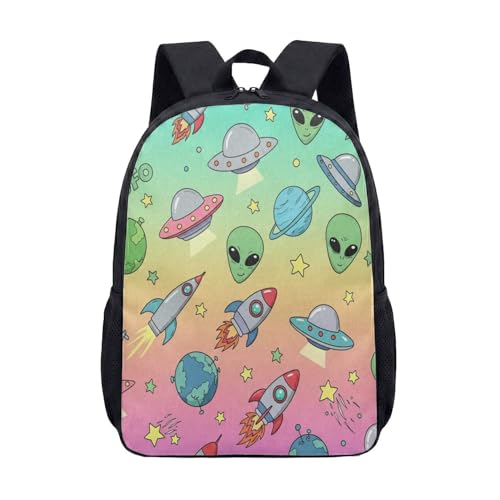 Mochila de viagem com estampa de constelação de nebulosa estrelada e galáxia de 43 cm, bolsa gráfica para laptop, 04, Large, Mochila estampada