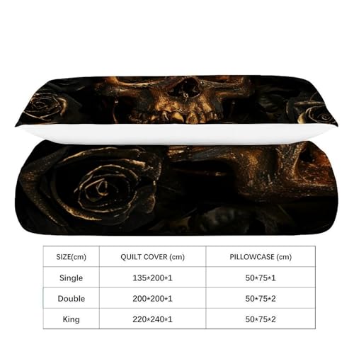 Housse de couette 3D garçon lit simple 135x200 parure fermeture éclair