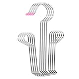 Szxc 4 Pack Connectable Shoes Hangers Hanging Drying Rack - Space Saving Shoes Hangers for Closet Wall - Home Storage Organizer - Stainless Steel