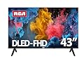 RCA 43-Inch FHD Smart Android TV, Frameless LED Display with HDR10, Wi-Fi and Bluetooth, Google Assistant Built-in, Compatible with Alexa