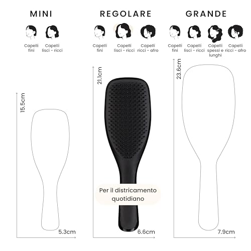 Tangle Teezer - The Wet Detangler: Midnight Black Spazzole districanti 1 pieces unisex - 3
