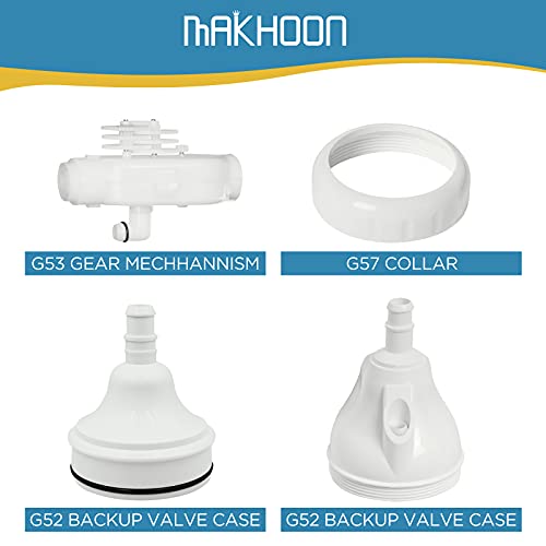 Makhoon Upgraded G52 Backup Valve Replacement For Polaris Pool Cleaner Parts, Compatible With Polaris 180,280,380,480,3900 Pool Cleaner, The Valve Body Has Been Reinforced，Longer Life Than Zodiac G52 #TOP6