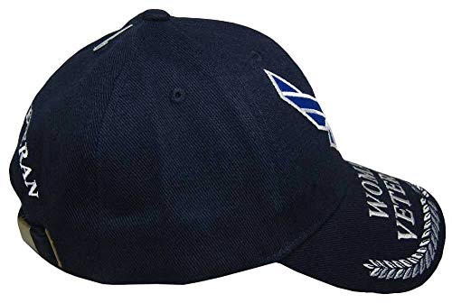 Gorra bordada azul para mujer Trade Winds US Air Force miniatura 4