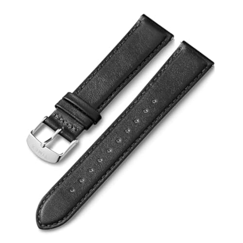 Timex Men's IQ+ Move 20mm Quick-Release Leather Strap