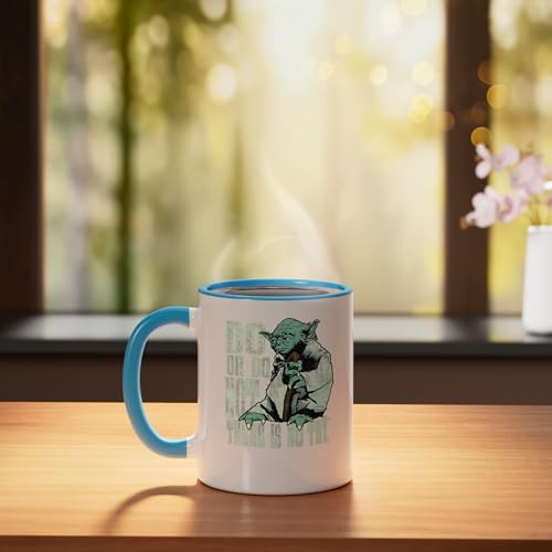 Star Wars Yoda Taza Cerámica 11oz Azul/Blanco miniatura 3