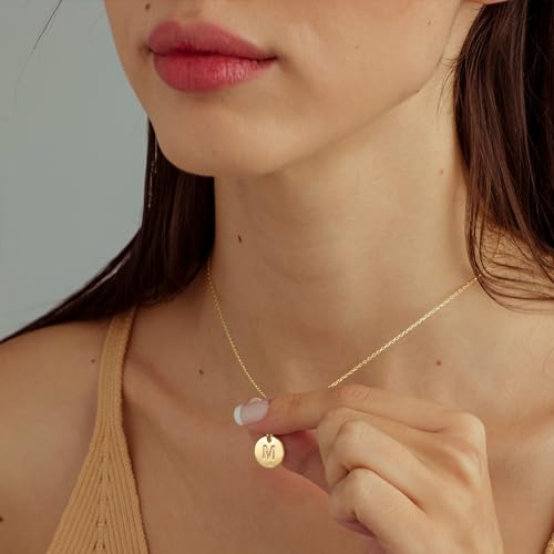 Turandoss Layered Pearl Necklaces for Women - Initial Necklaces, Dainty Gold Necklace, Initial Letter A-Z Pendant, Women's Gold Jewelry Gifts3