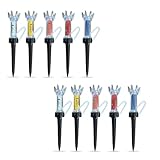 GreenLife ゴルフマグネットティー 2サイズ【79mm 90mm 10個/5個セット 】ゴルフティー ゴルフロングティー ティー 紛失防止 コンペ景品 プレゼントにも最適 (79mm10本)