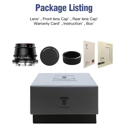 Image of TTArtisan 35mm F1.4 APS-C Manual Focus Lens for Olympus Macro 4 /3 MTF Mount G85 GX9 G7 GF9 GF8 GF7 Pen-F EPL9 EPL8 EPL7 E-M1 E-M5 E-M10 E-M10II E-M10IV Black