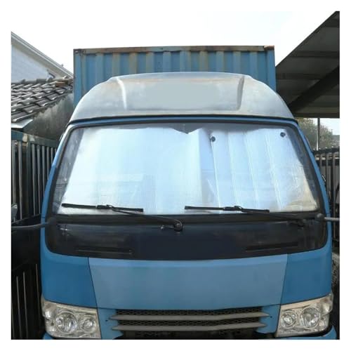 Pare-soleil pour pare-brise camion grande taille pliable et isolant 220x80