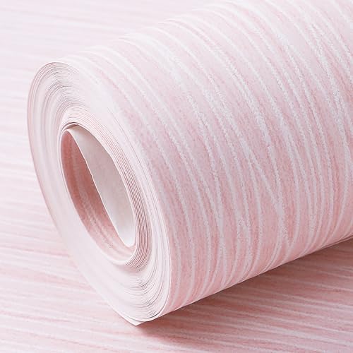 Swehooirt Nordic Pink Wallpaper for Bedroom Pastel Pink and White Striped Wallpaper Girls Bedroom Decor for Adults Woman Hallway Kitchen Feature Wall