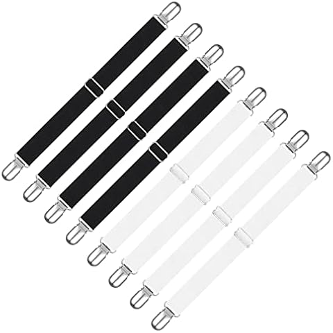ALTcompluser Bettlakenspanner, 8 Stück Bettlakenspanner Verstellbar Elastische Lakenspanner Cover