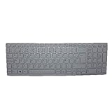  RTDPART Teclado de Ordenador portátil para Sony VAIO SVE151 SVE17 V133830BK3SP3A 149169211ES español SP Blanco con Marco Nuevo