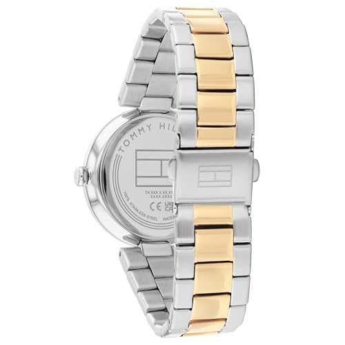 Image of Tommy Hilfiger Analog Blue Dial Stainless Steel Strap Watch for Women
