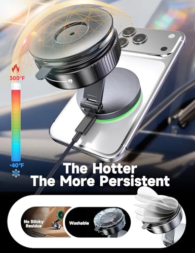 visnfa K5S MagSafe Wireless Charging Car Mount — view 6