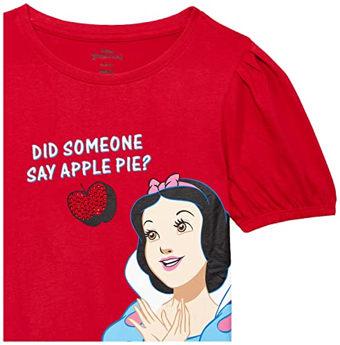 Image of Max Girls Disney Princess Printed Round Neck T-shirt