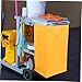 FOYTOKI Commercial Cleaning Cart Replacement Bag Industrial Laundry Cart Bag for Janitorial