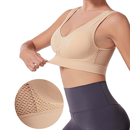 Strappy Sports Bra For Women Cowl Neck Workout Fitness Athletic Yoga Bra Moisture-Wicking Breathable Tank Tops Black Ribbed Knit Crop Tank Top Set Square Neck Camisole #TOP2